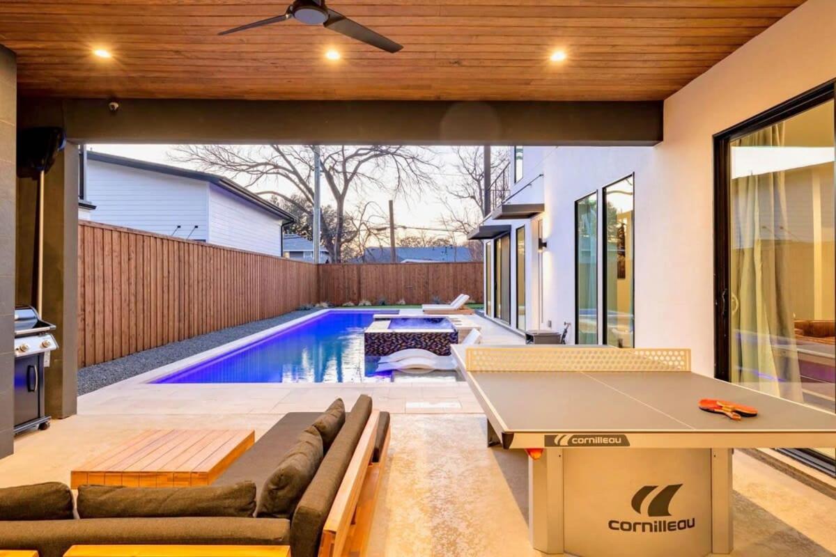 Newly Built 4Br Home In Uptown Dallas - Private Pool, Hot Tub, Gym & Games Room! Exterior foto